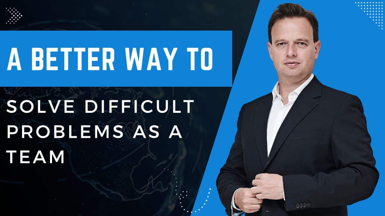 A better way to solve difficult problems as a team