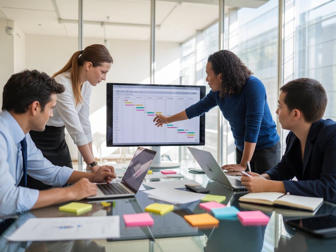 Collaborative project management session